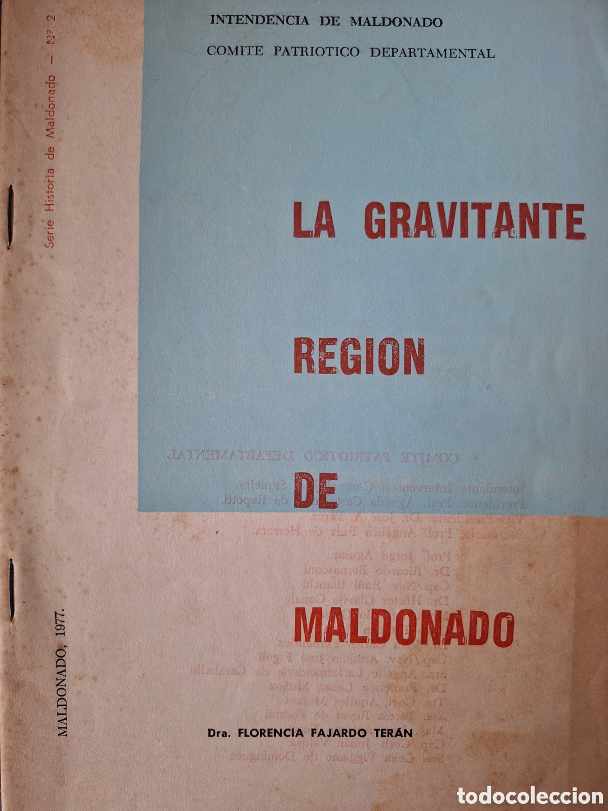 Libros de segunda mano: LA GRAVITANTE REGION DE MALDONADO FAJARDO TERAN
