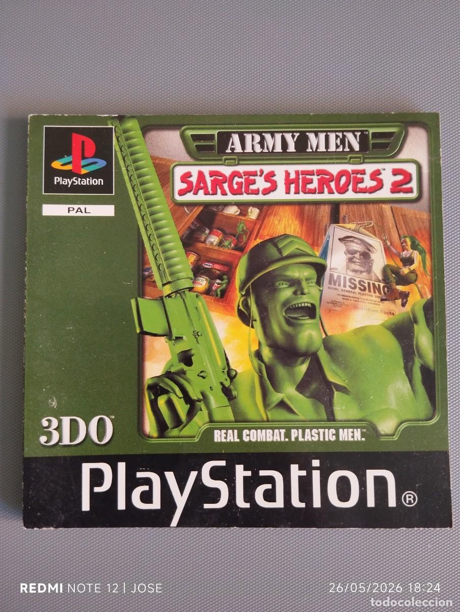 Libros de segunda mano: Manual instrucciones PlayStation -ARMY MEN. -620