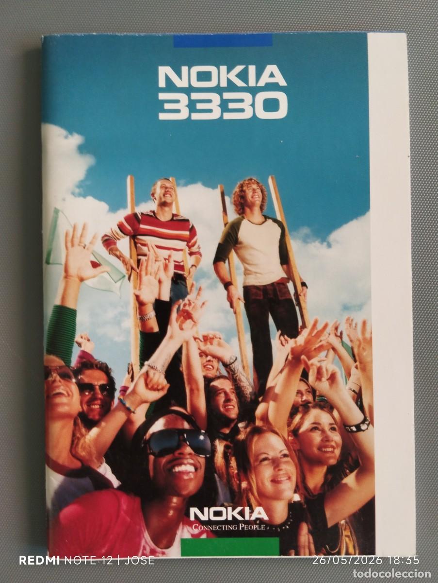 Libros de segunda mano: Manual instrucciones tel&eacute;fono Nokia 3330. -620