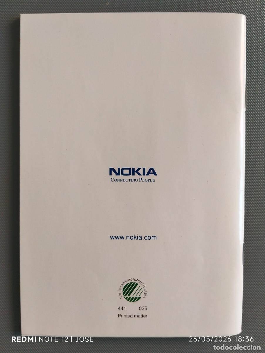 Libros de segunda mano: Manual instrucciones tel&eacute;fono Nokia 3330. -620 - Foto 2
