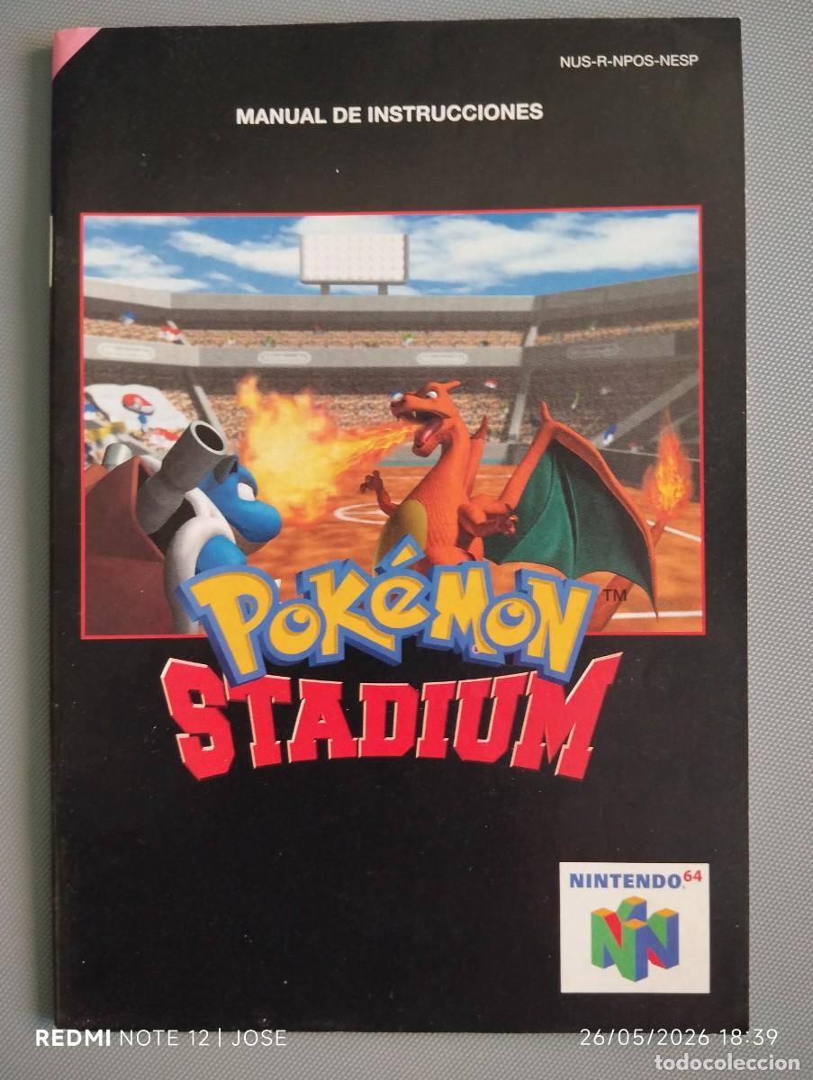 Libros de segunda mano: Manual instrucciones Pok&eacute;mon Stadium. -620