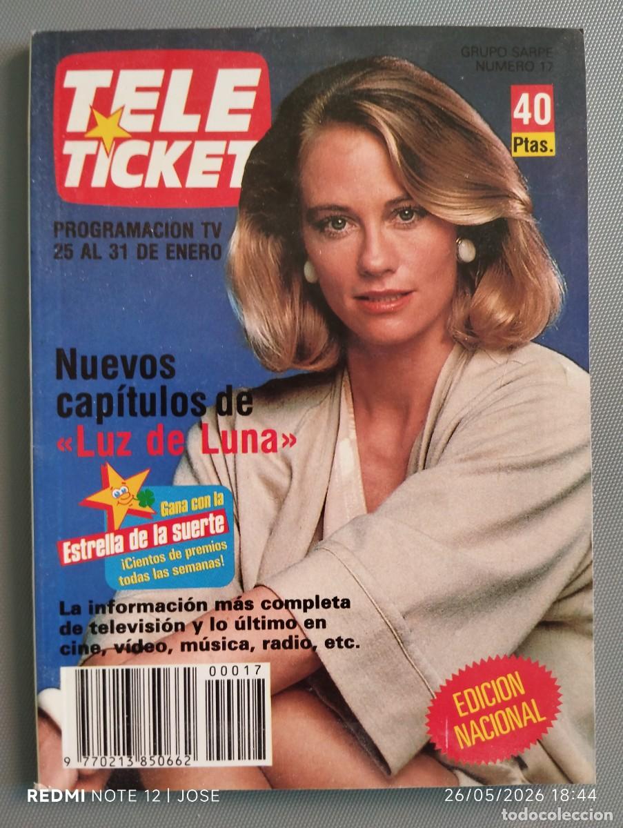 Libros de segunda mano: Revista teleticket N 17 -620