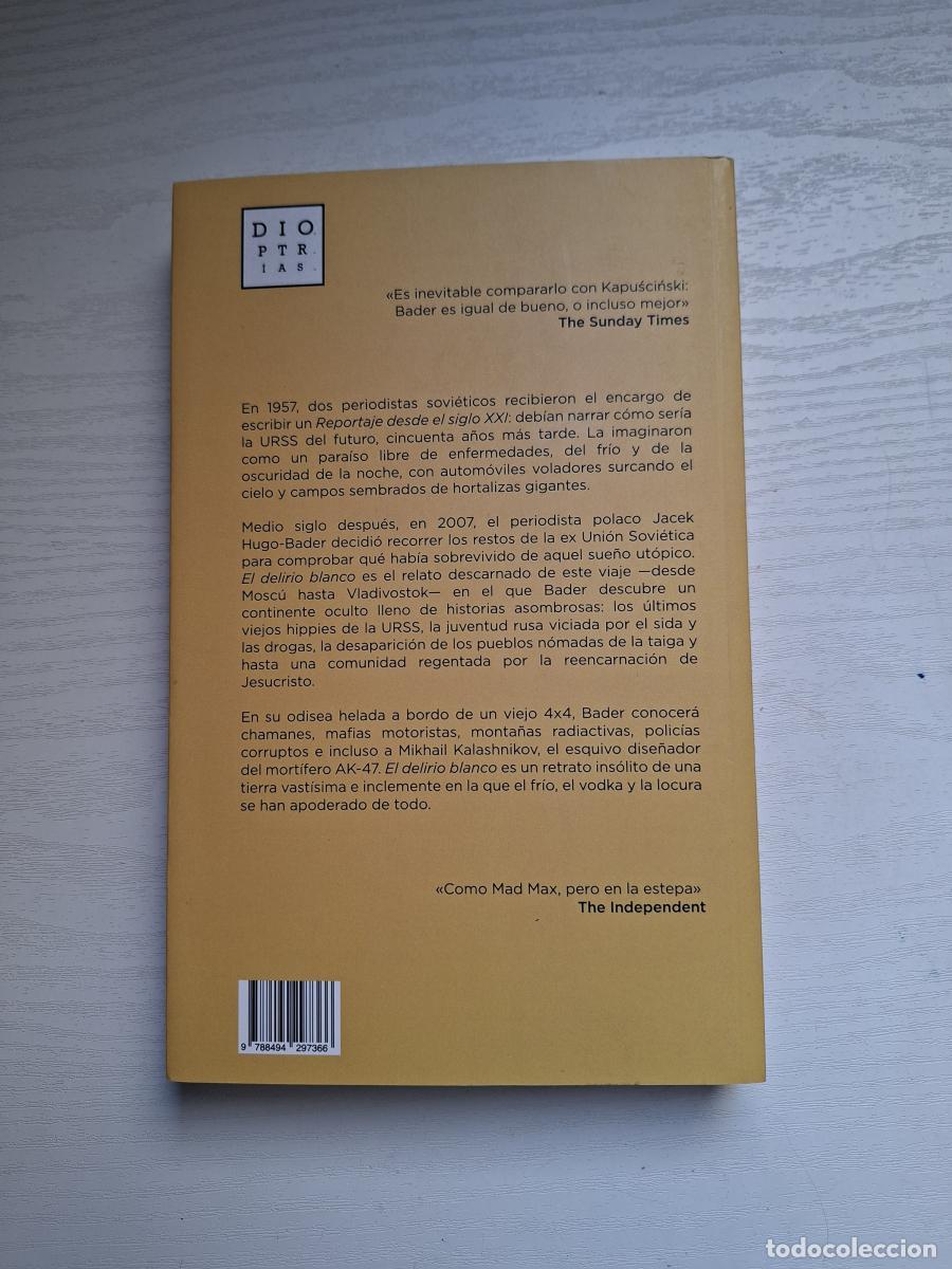 Libros de segunda mano: El delirio blanco - Hugo-Bader, Jacek - Foto 3