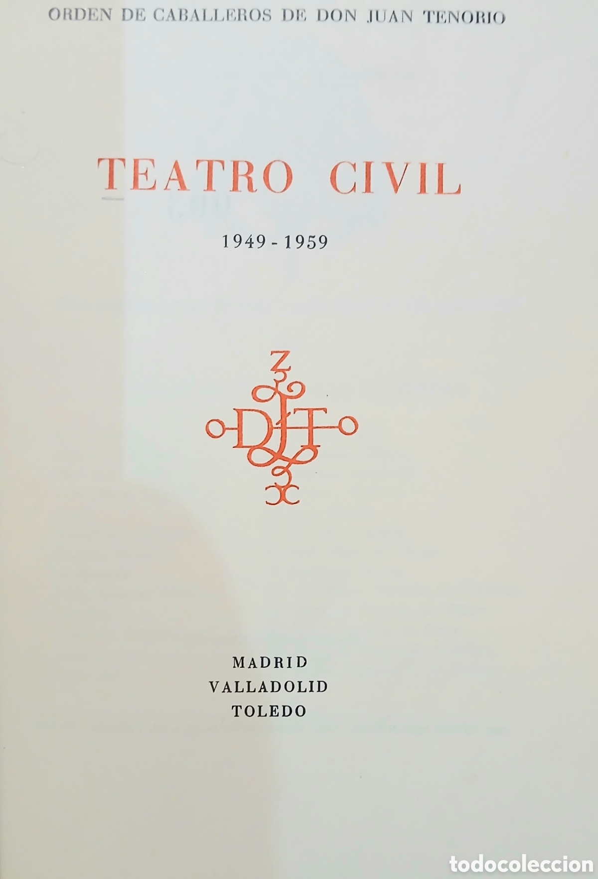 Libros de segunda mano: Teatro Cicil 1949-1959