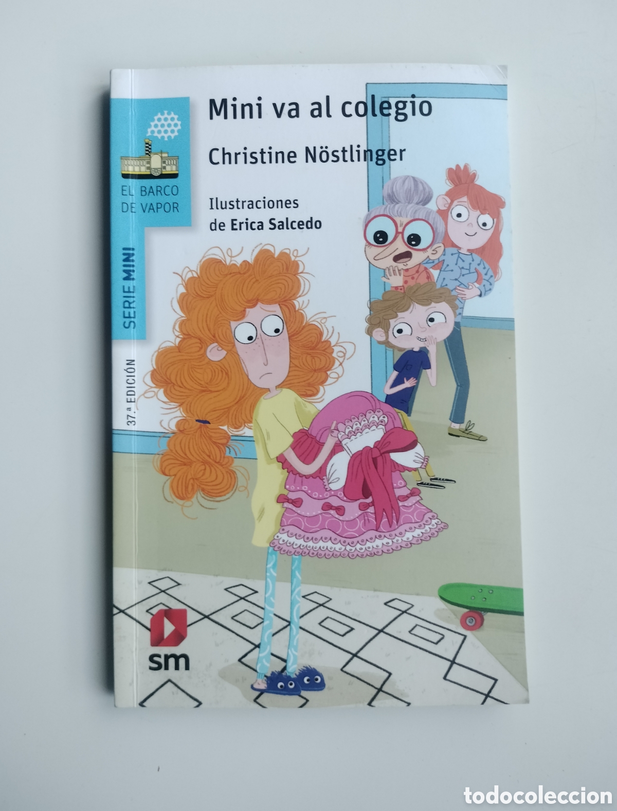 Libros de segunda mano: MINI VA AL COLEGIO. CHRISTINE NOSTLINGER. EO BARCO DE VAPOR. SERIE MINI. +7 A&Ntilde;OS