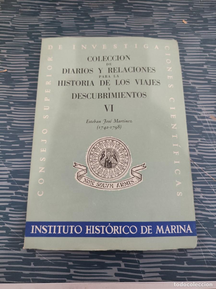 Libros de segunda mano: COLECCI&Oacute;N DE DIARIOS Y RELACIONES PARA LA HISTORIA DE LOS VIAJES Y DESCUBRIMIENTOS VI,LEER.
