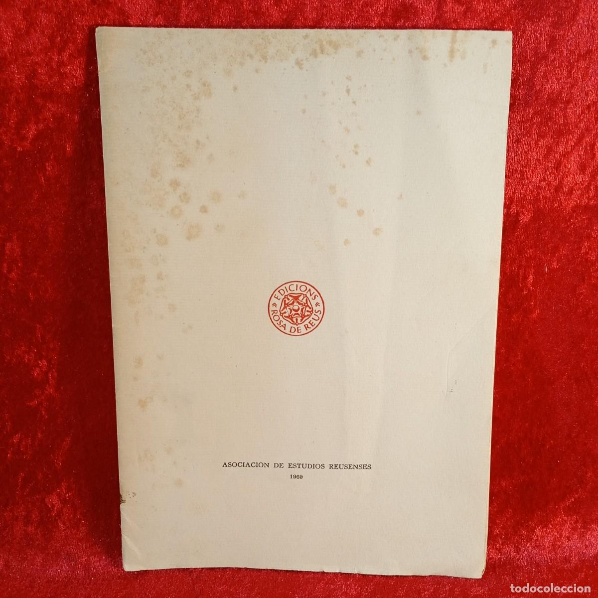 Libros de segunda mano: ASOCIACION DE ESTUDIOS REUSENSES - EDICIONS ROSA DE REUS - 1969 / 5262
