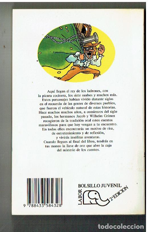 Libros de segunda mano: GRIMM. EL REY DE LOS LADRONES. LABOR BOLSILLO JUVENIL. 2&ordf; EDC. 1985.(P/B19.1) - Foto 2