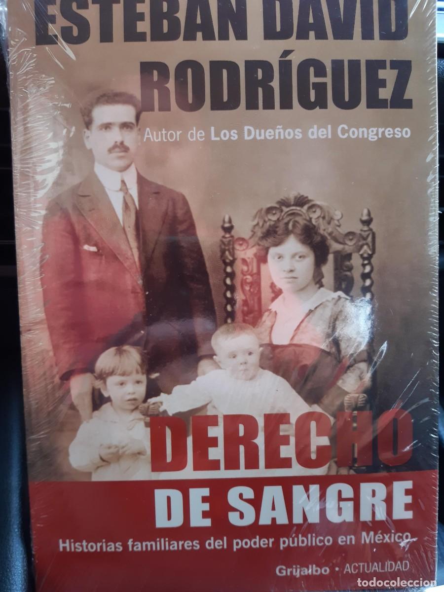 Libros de segunda mano: DERECHO DE SANGRE HISTORIAS FAMILIARES DEL PODER PUBLICO EN MEXICO ESTEBAN DAVID RODRIGUEZ