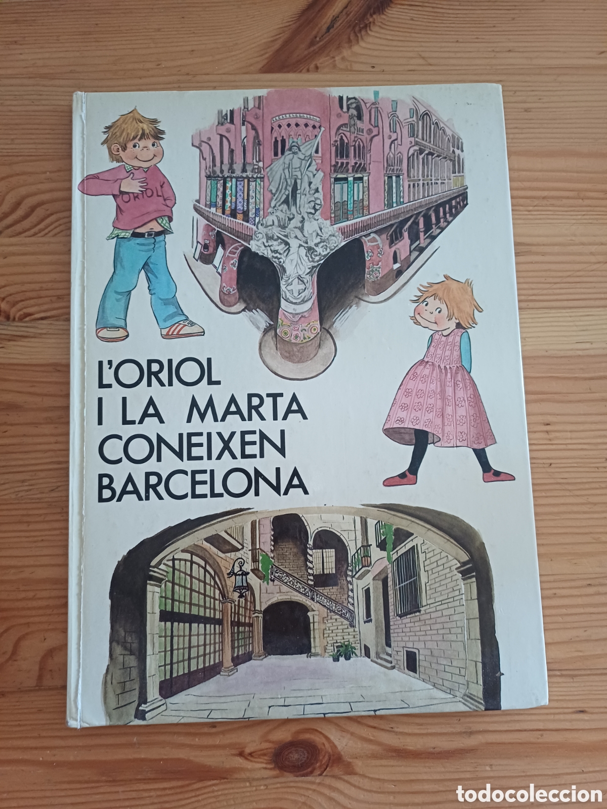 Libros de segunda mano: L'Oriol i la Marta coneixen Barcelona Metro Zoo Floquet Mir&oacute; Gaud&iacute; Palau de la Musica Born Montjuic