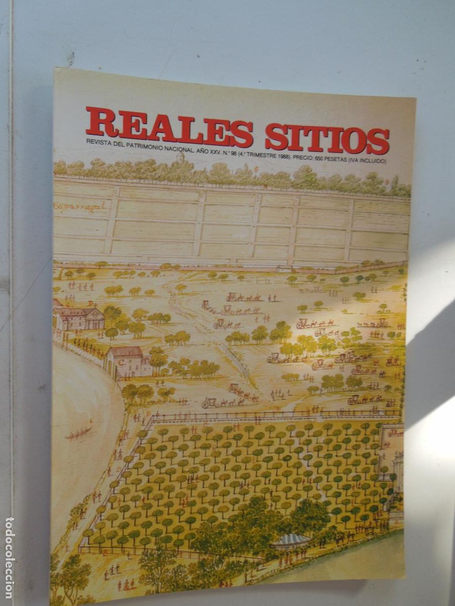 Libros de segunda mano: REALES SITIOS REVISTA DEL PATRIMONIO NACIONAL N&ordm; 98- 1988- VER &Iacute;NDICE