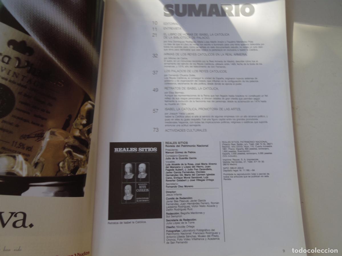 Libros de segunda mano: REALES SITIOS REVISTA DEL PATRIMONIO NACIONAL N&ordm; 110-1991 - VER &Iacute;NDICE