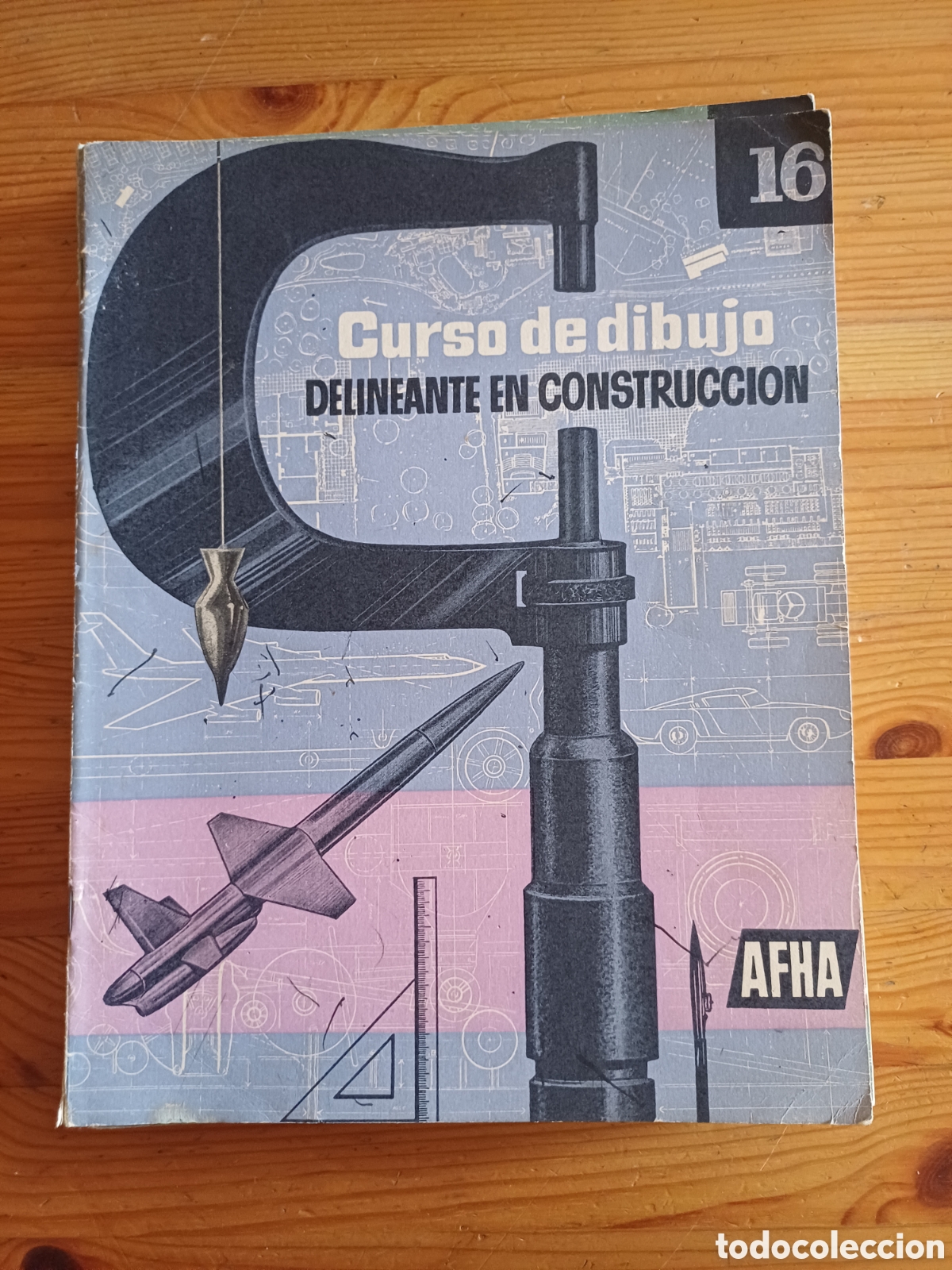 Libros de segunda mano: curso de dibujo delineante en construccion 7 revistas Luis Carreras Alberto Rovira