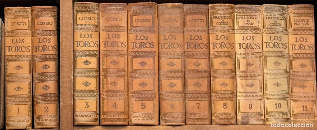 Second hand books: LOS TOROS TRATADO TECNICO E HISTORICO cossio (11 tomos) . T-505