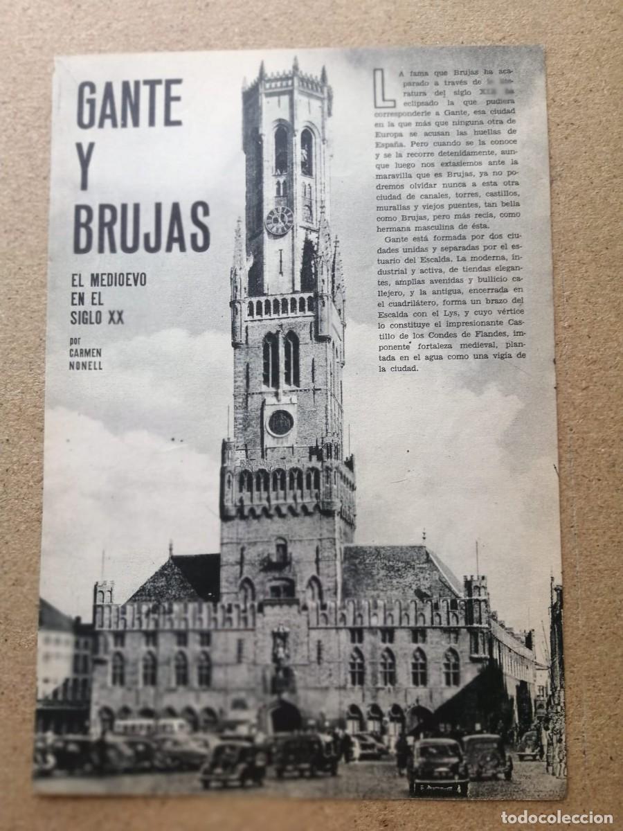 Libros de segunda mano: REPORTAJE. GANTE Y BRUJAS , EL MEDIEVO EN EL SIGLO XX