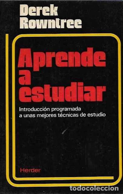 Libros de segunda mano: Aprende a estudiar - Derek Rowntree