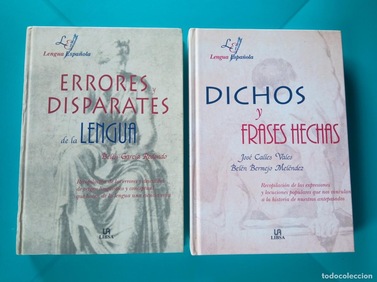 Libros de segunda mano: Errores y disparates de la Lengua /Dichos y Frases hechas