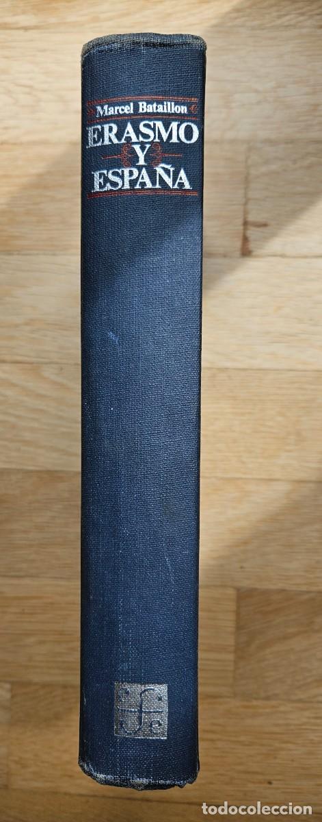 Libros de segunda mano: Erasmo y Espa&ntilde;a. Marcel Bataillon - Foto 2