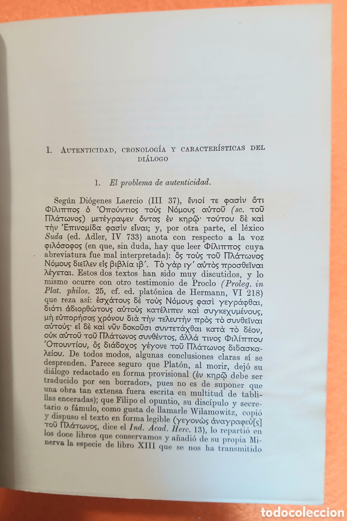 Libros de segunda mano: Plat&oacute;n las leyes, edici&oacute;n biling&uuml;e - Foto 2