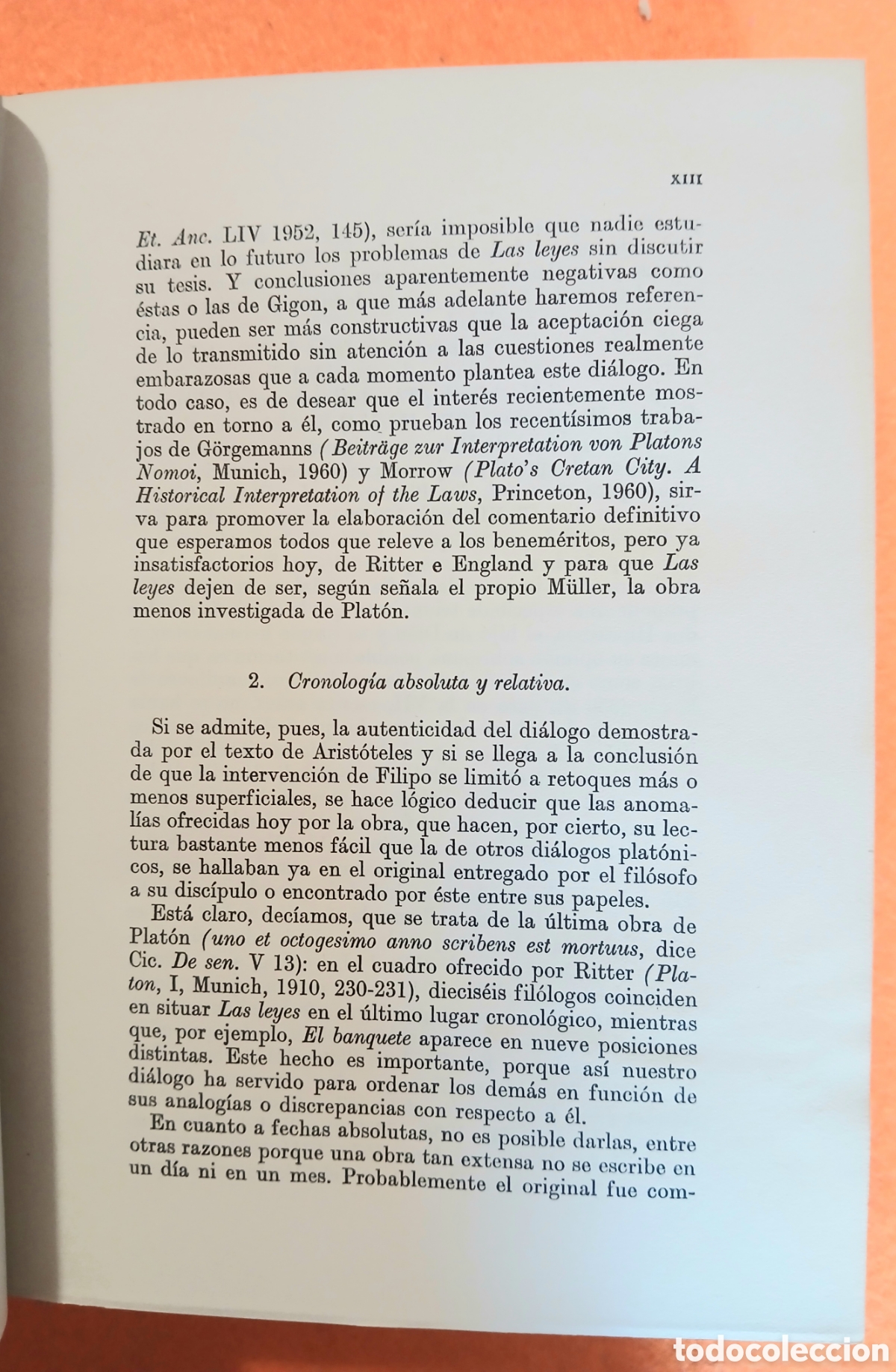 Libros de segunda mano: Plat&oacute;n las leyes, edici&oacute;n biling&uuml;e - Foto 3