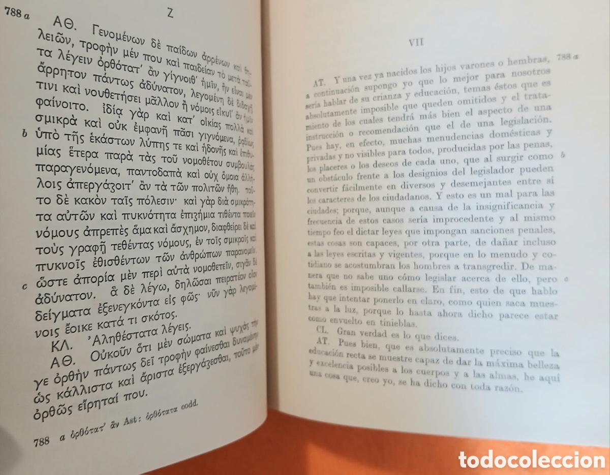 Libros de segunda mano: Plat&oacute;n las leyes, edici&oacute;n biling&uuml;e - Foto 8