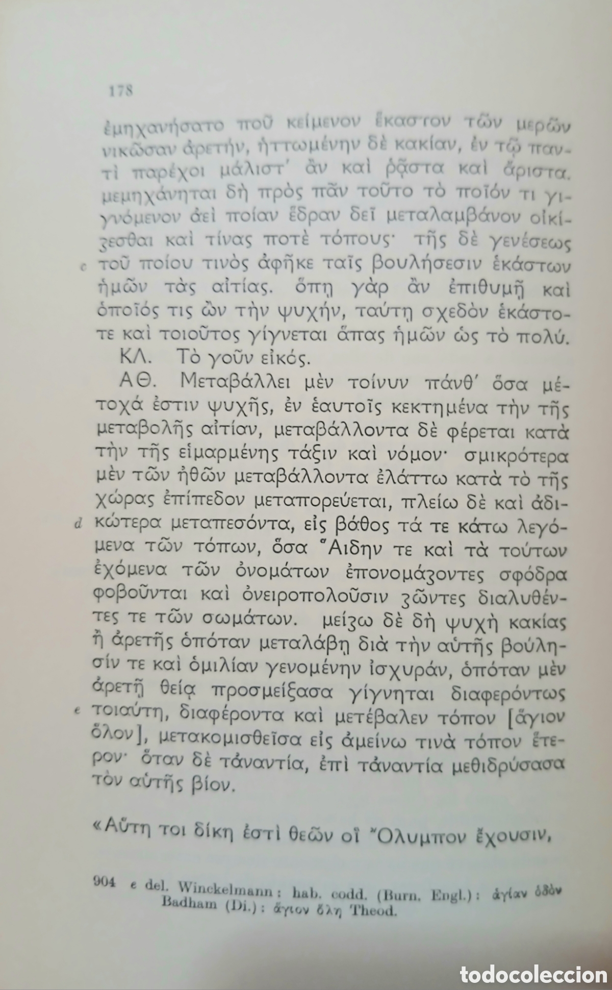 Libros de segunda mano: Plat&oacute;n las leyes, edici&oacute;n biling&uuml;e - Foto 10