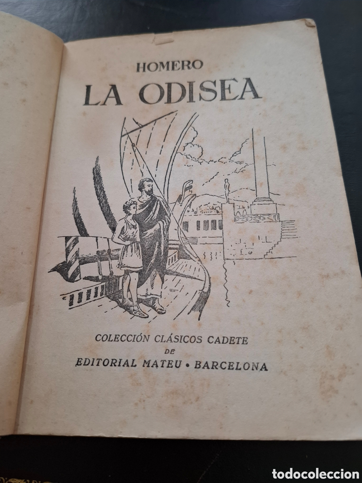 Libros de segunda mano: La Odisea - Homero - colecci&oacute;n cl&aacute;sicos cadete