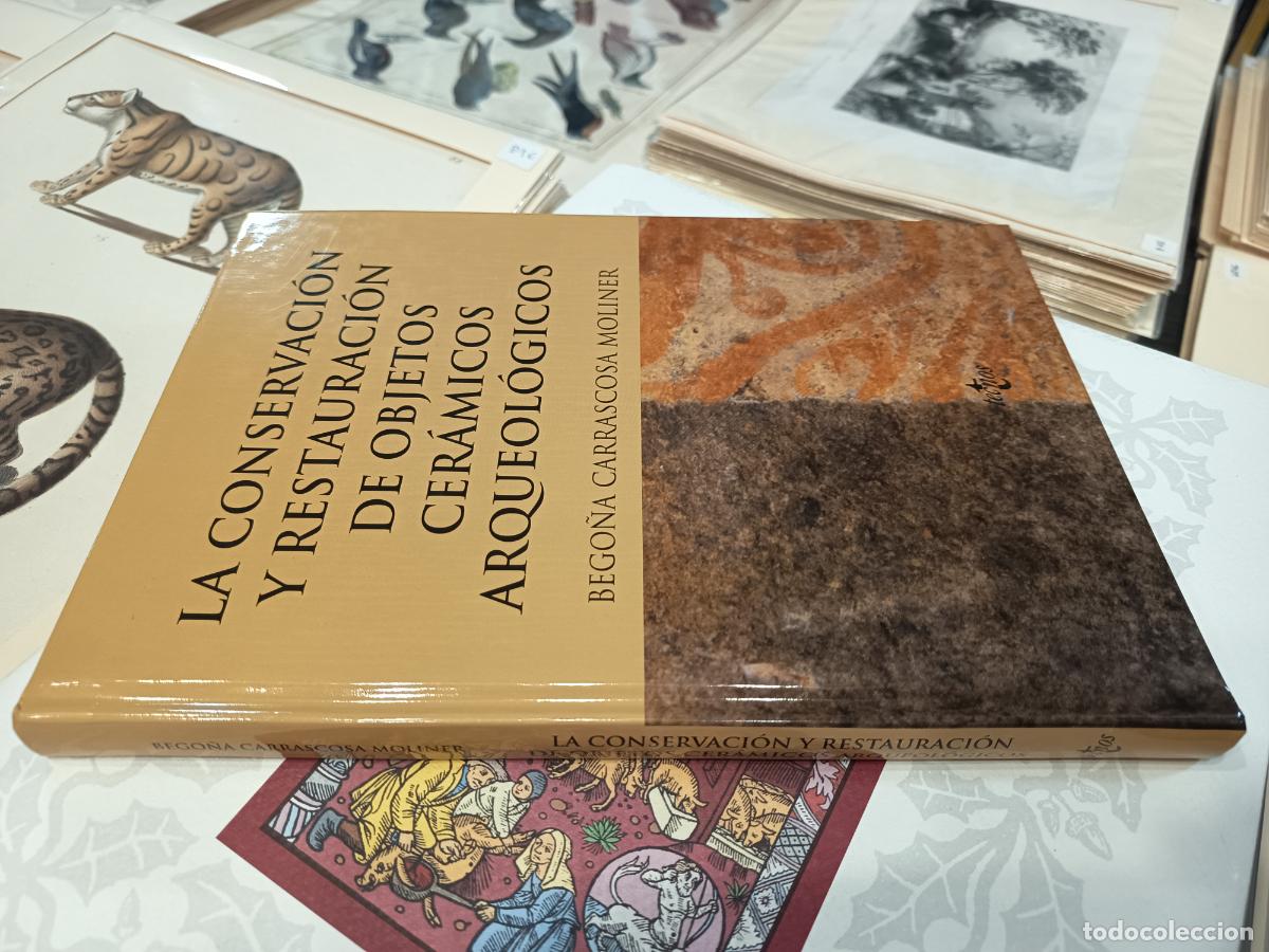 Libros de segunda mano: 2009 - BEGO&Ntilde;A CARRASCOSA MOLINER. La conservaci&oacute;n y restauraci&oacute;n de objetos cer&aacute;micos arqueol&oacute;gico