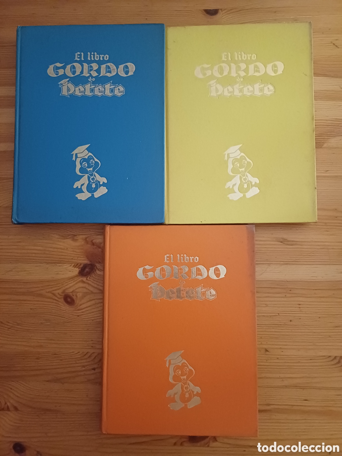 Libros de segunda mano: 3 Tomos El libro gordo de Petete Azul Amarillo y Naranja