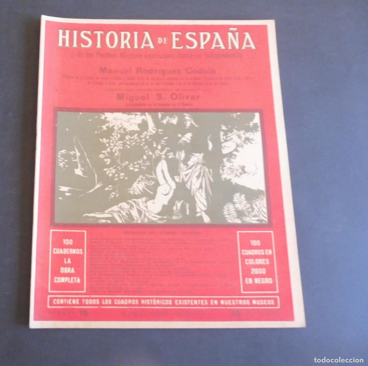 Libros de segunda mano: HISTORIA DE ESPA&Ntilde;A y de los Pueblos Hispano-Americanos hasta su Independencia M. RODRIGUEZ - N&uacute;m 15
