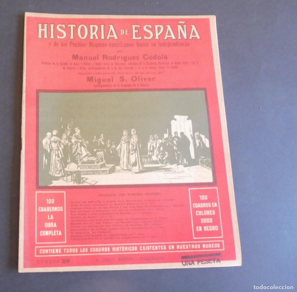 Libros de segunda mano: HISTORIA DE ESPA&Ntilde;A y de los Pueblos Hispano-Americanos hasta su Independencia M. RODRIGUEZ - N&uacute;m 29