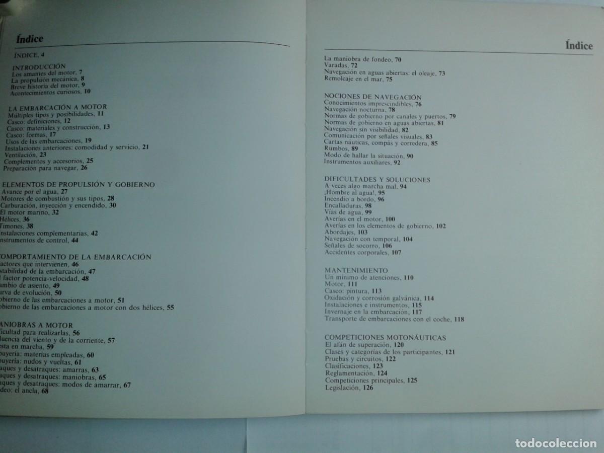 Libros de segunda mano: NAVEGA A MOTOR 1982 MANUEL FIGUERAS 1&ordf; EDICI&Oacute;N PARRAM&Oacute;N - Foto 3