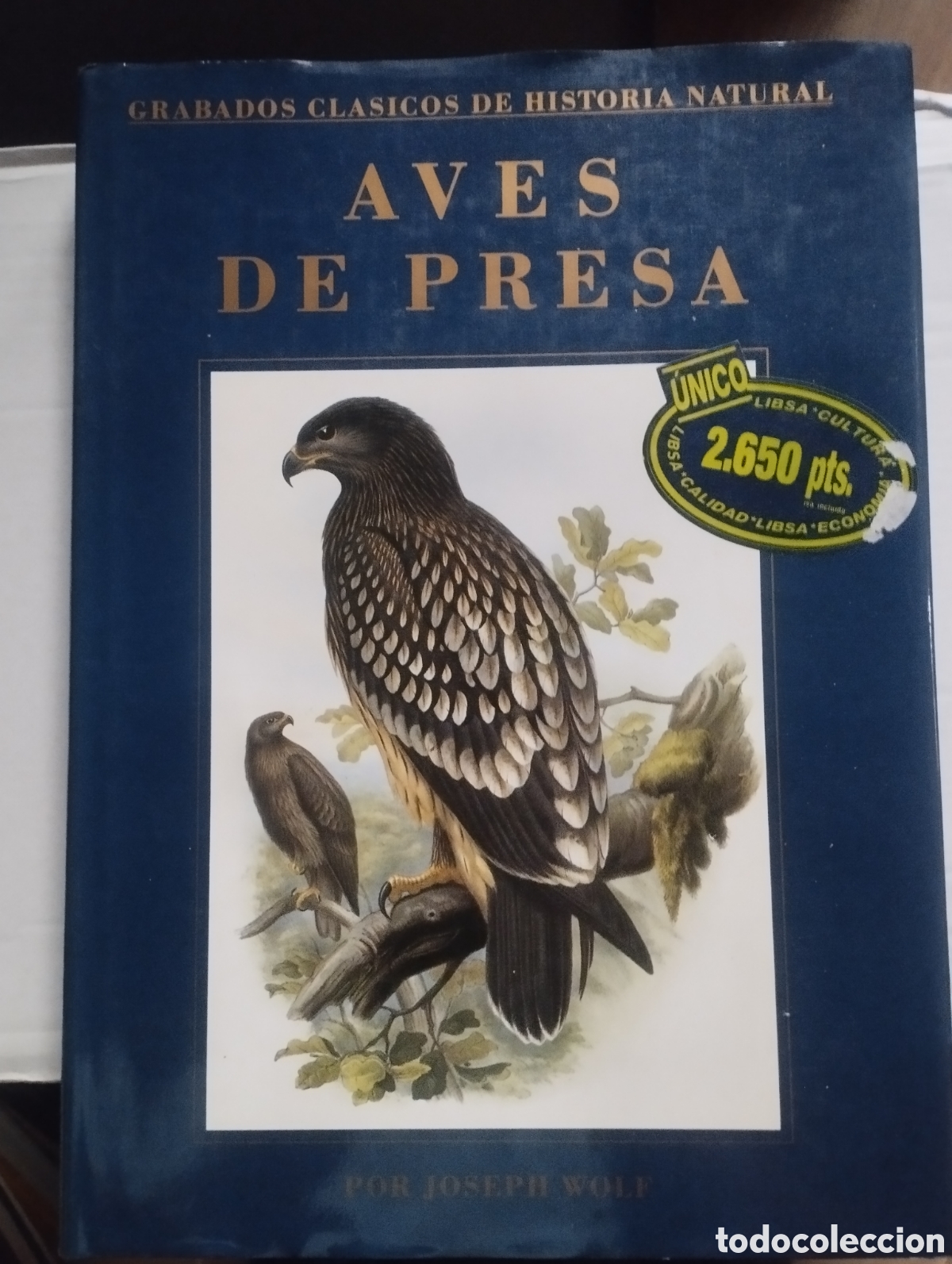 Libros de segunda mano: Aves de presa ( grabados cl&aacute;sicos)