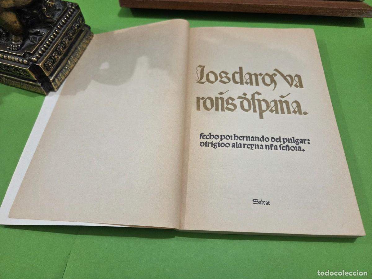 Libros de segunda mano: &rdquo;&rdquo;LOS CLAROS VARONES DE ESPA&Ntilde;A&rdquo;&rdquo;... EDICION FACSIMIL...SALVAT...1970... - Foto 4