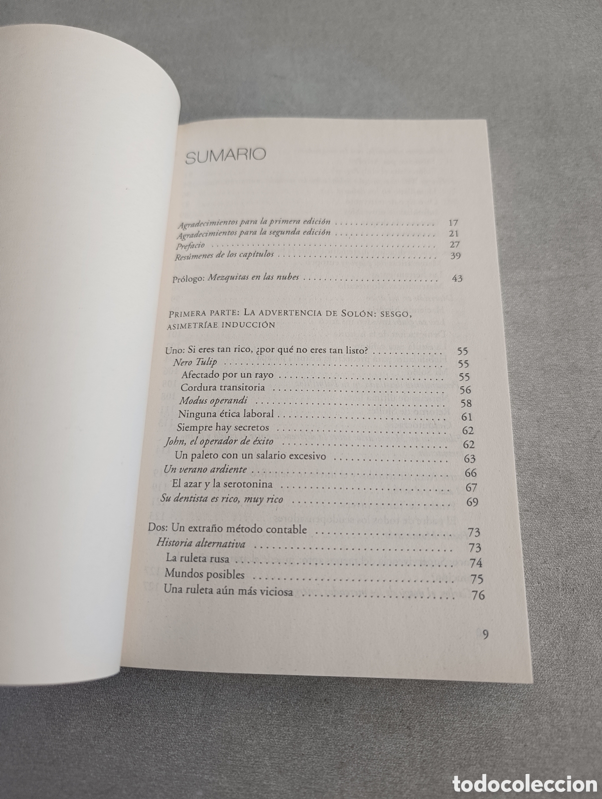 Libros de segunda mano: &iquest;Existe la suerte? - Nassim Nicholas Taleb - Foto 4