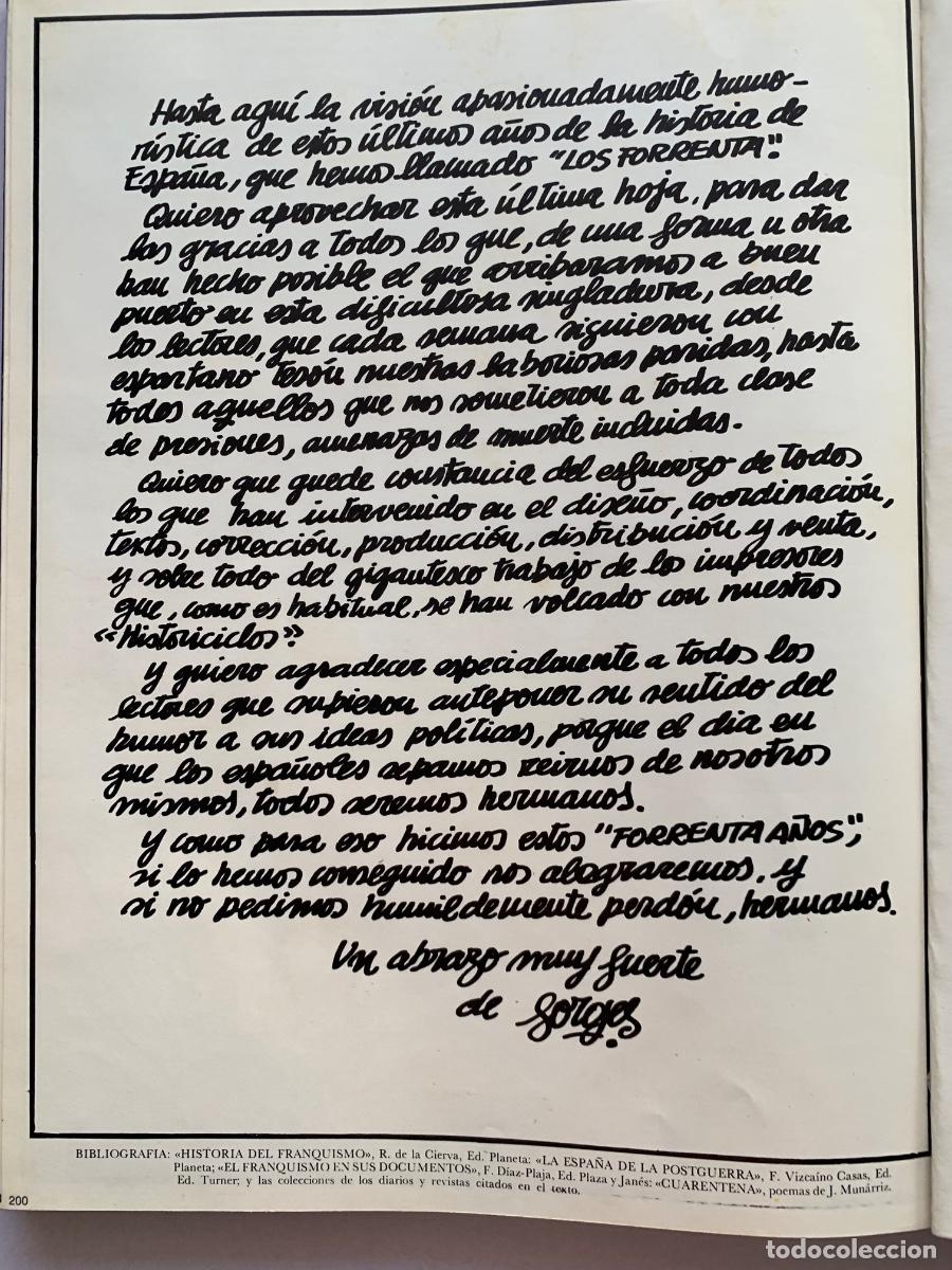 Libros de segunda mano: Los Forrenta a&ntilde;os de Forges - Foto 4