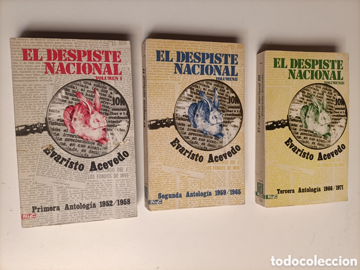 Libros de segunda mano: El despiste nacional. 3 tomos. Evaristo Acevedo
