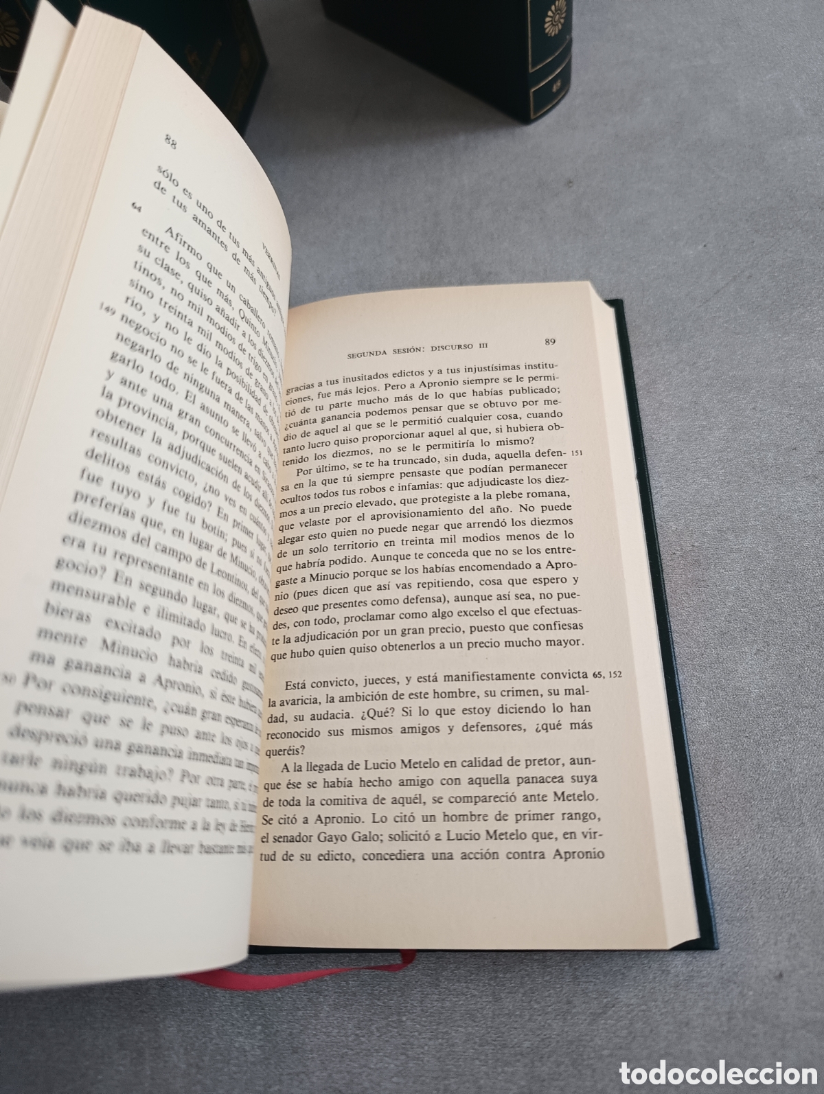 Libros de segunda mano: DISCURSOS. CICER&Oacute;N. 3 TOMOS. BIBLIOTECA B&Aacute;SICA GREDOS - Foto 9