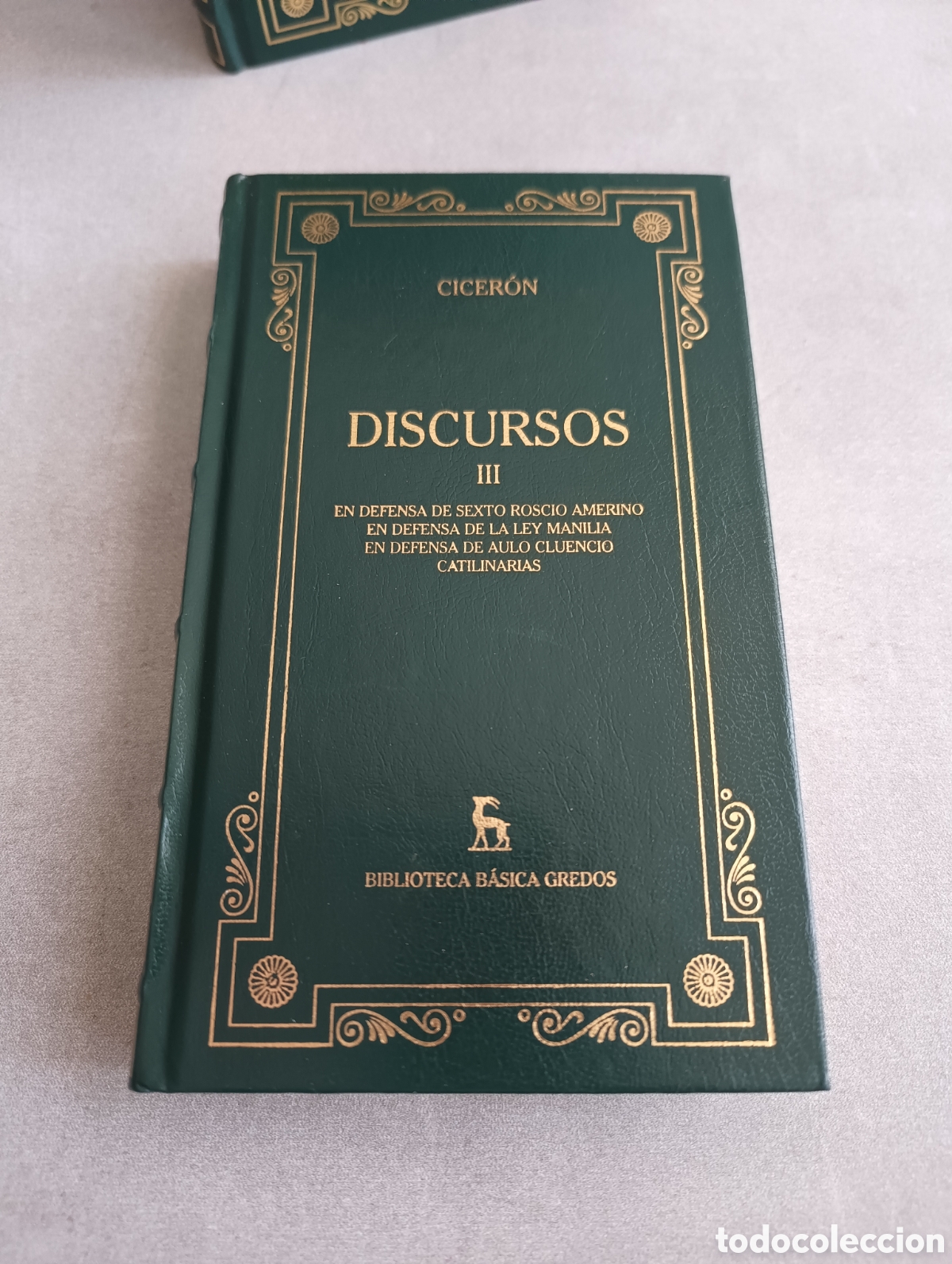 Libros de segunda mano: DISCURSOS. CICER&Oacute;N. 3 TOMOS. BIBLIOTECA B&Aacute;SICA GREDOS - Foto 10