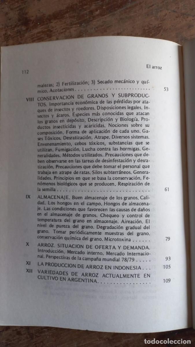Libros de segunda mano: El Arroz - - - Foto 5