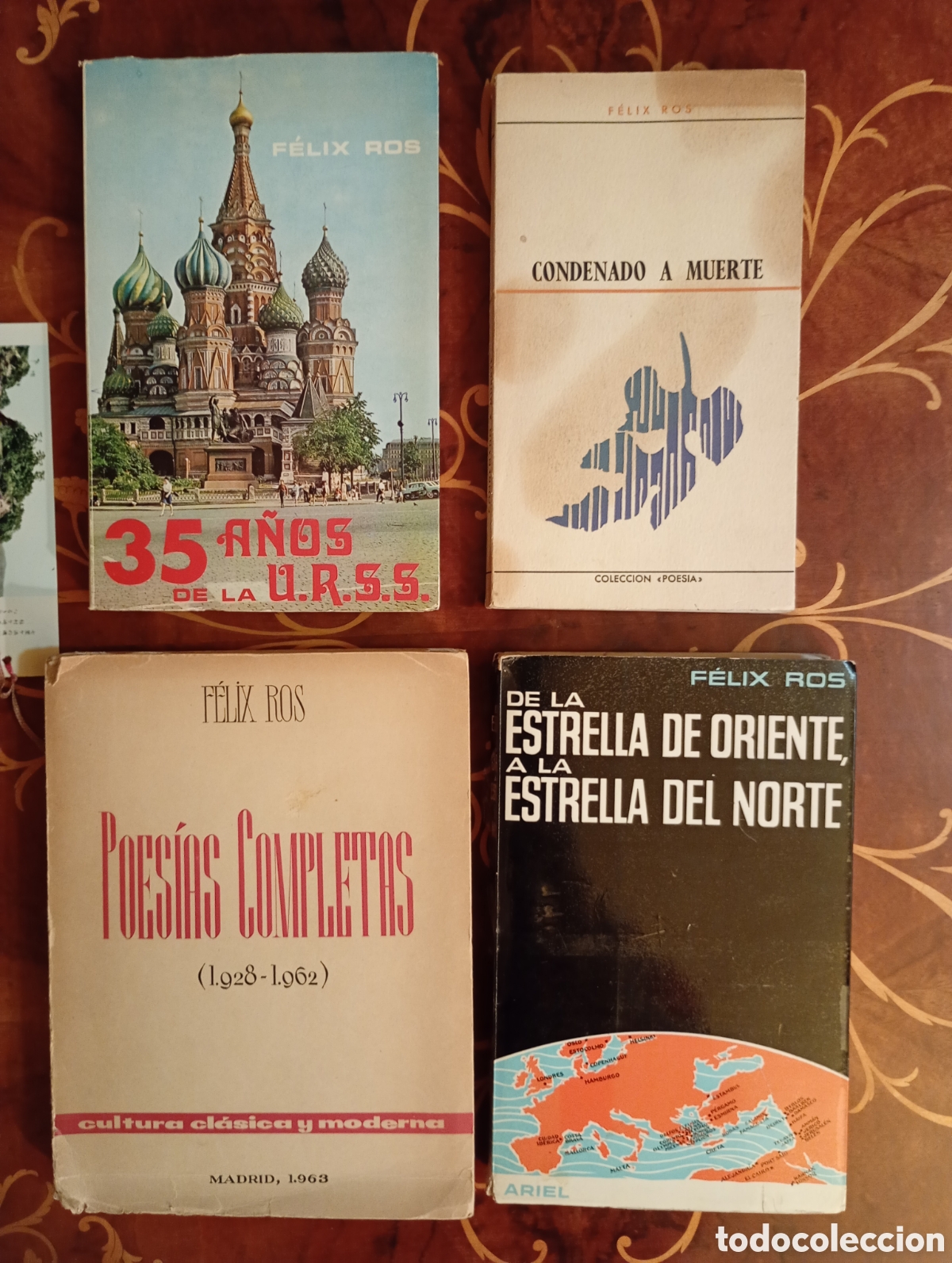 Libros de segunda mano: 4 libros antiguos F&eacute;lix Ros primeras ediciones