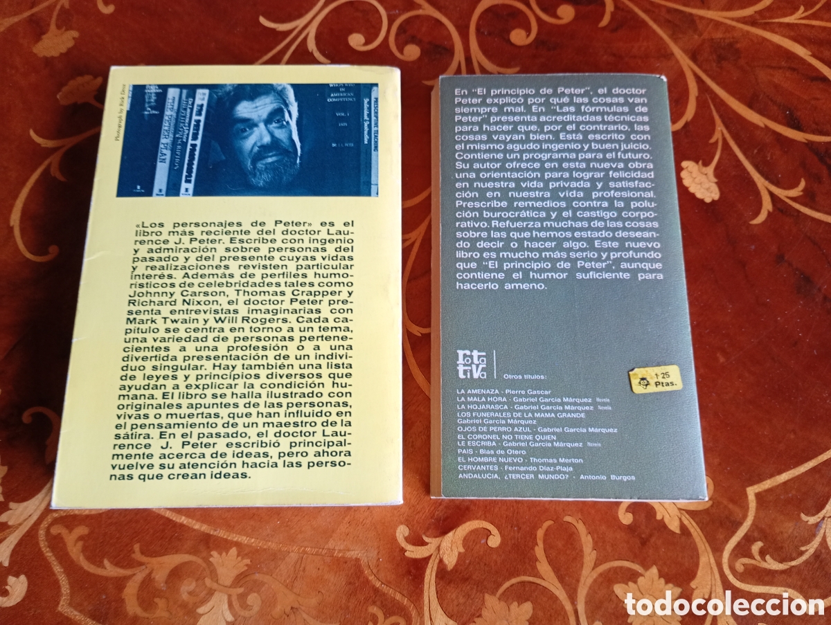 Libros de segunda mano: Los personajes de Peter y la Formula de Peter - Foto 2