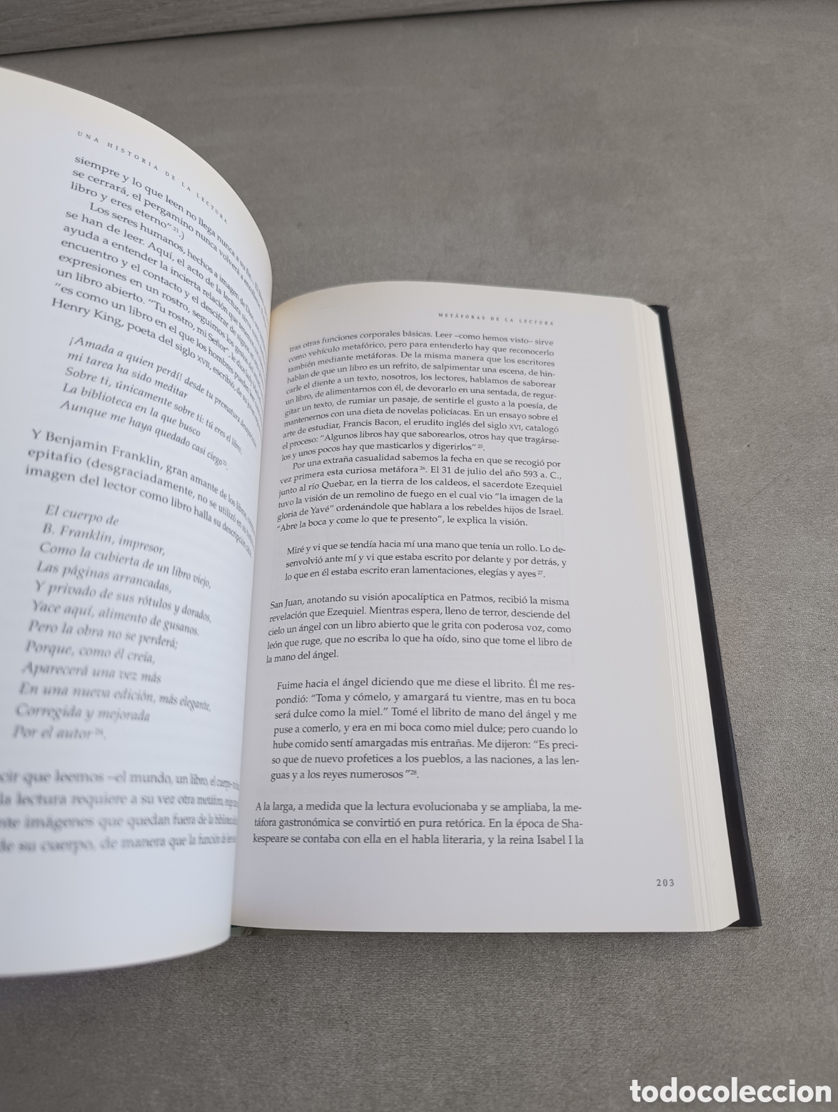 Libros de segunda mano: UNA HISTORIA DE LA LECTURA - ALBERTO MANGUEL - Foto 5