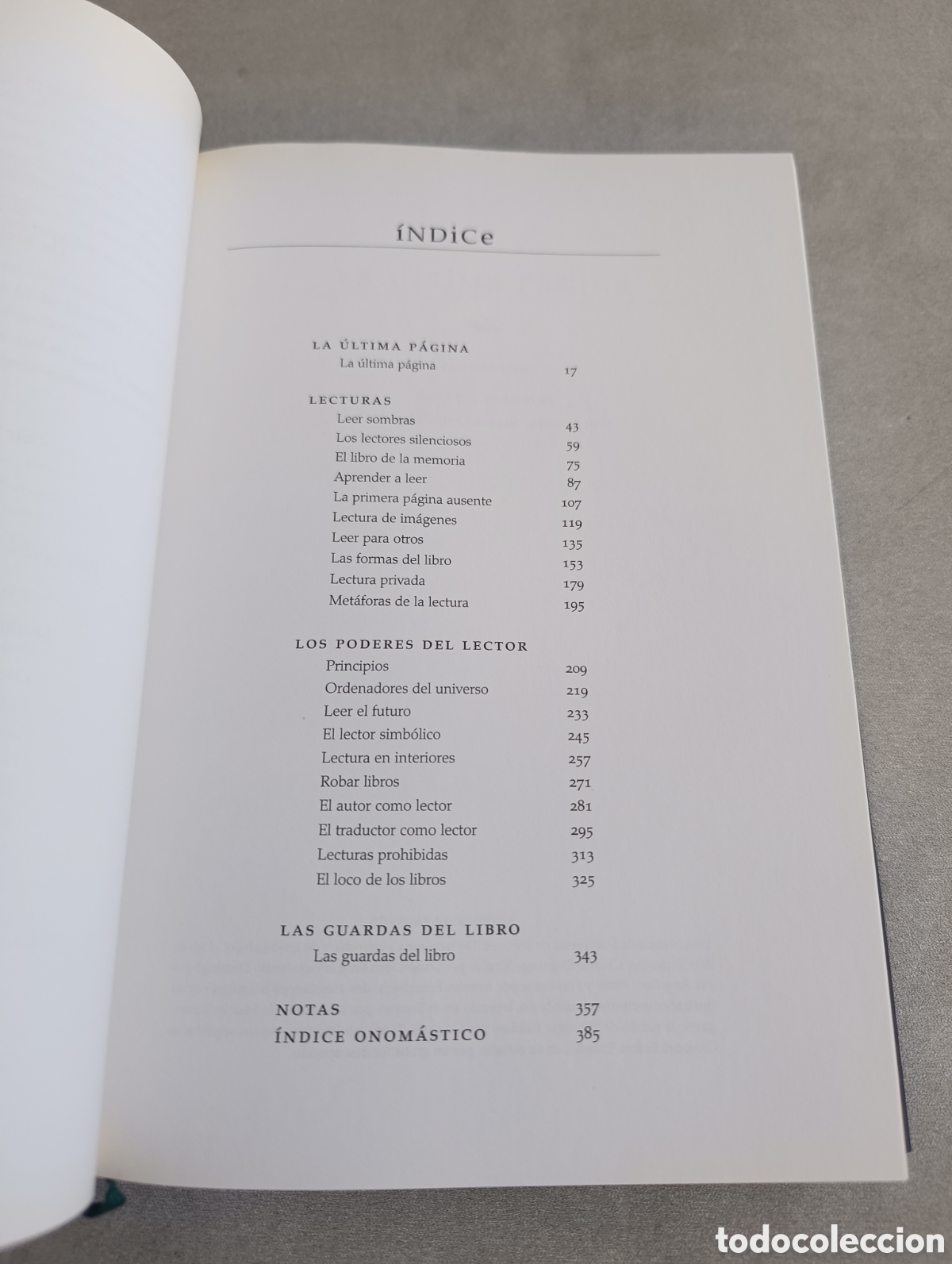 Libros de segunda mano: UNA HISTORIA DE LA LECTURA - ALBERTO MANGUEL - Foto 7