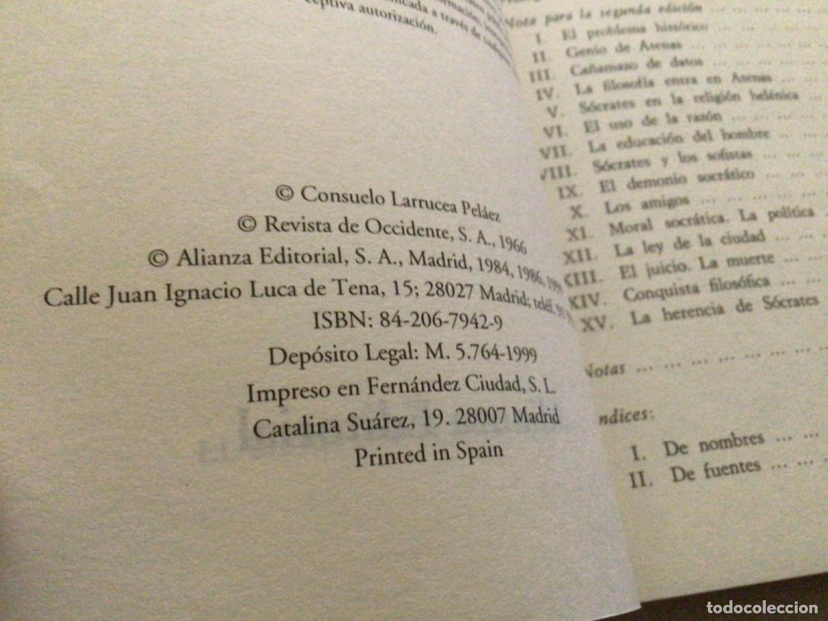 Libros de segunda mano: Antonio Tovar con Dedicatoria y firma Vida de S&oacute;crates - Foto 5