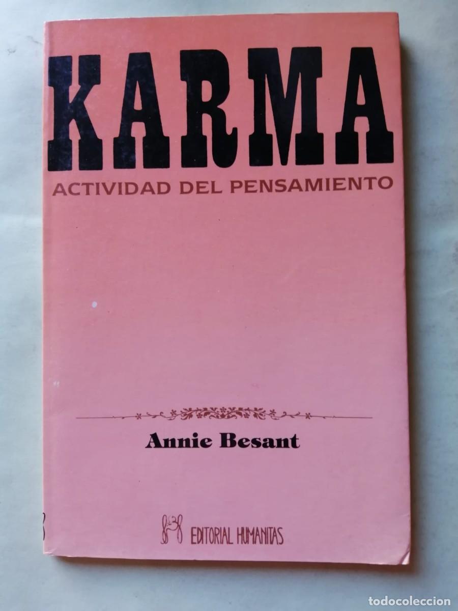 Libros de segunda mano: KARMA, ACTIVIDAD DEL PENSAMIENTO (ANNIE BESANT)