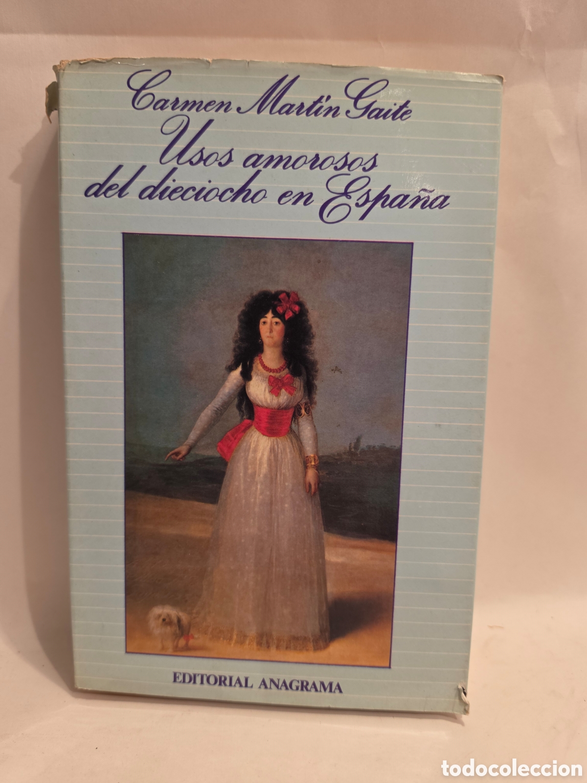 Libros de segunda mano: CARMEN MART&Iacute;N GAITE. USUS AMOROSOS DE DIECIOCHO EN ESPA&Ntilde;A. ANAGRAMA 1988.