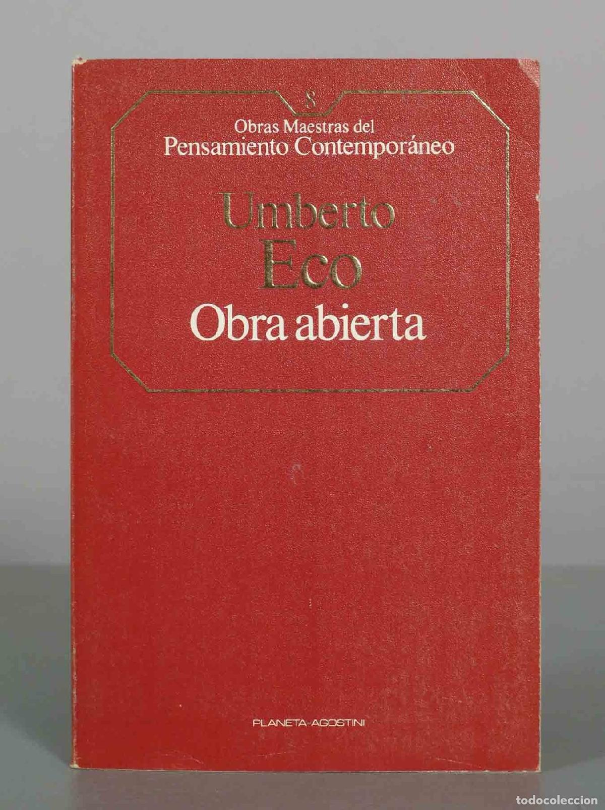 Libros de segunda mano: Obra abierta - Umberto Eco - Editorial Planeta-Agostini
