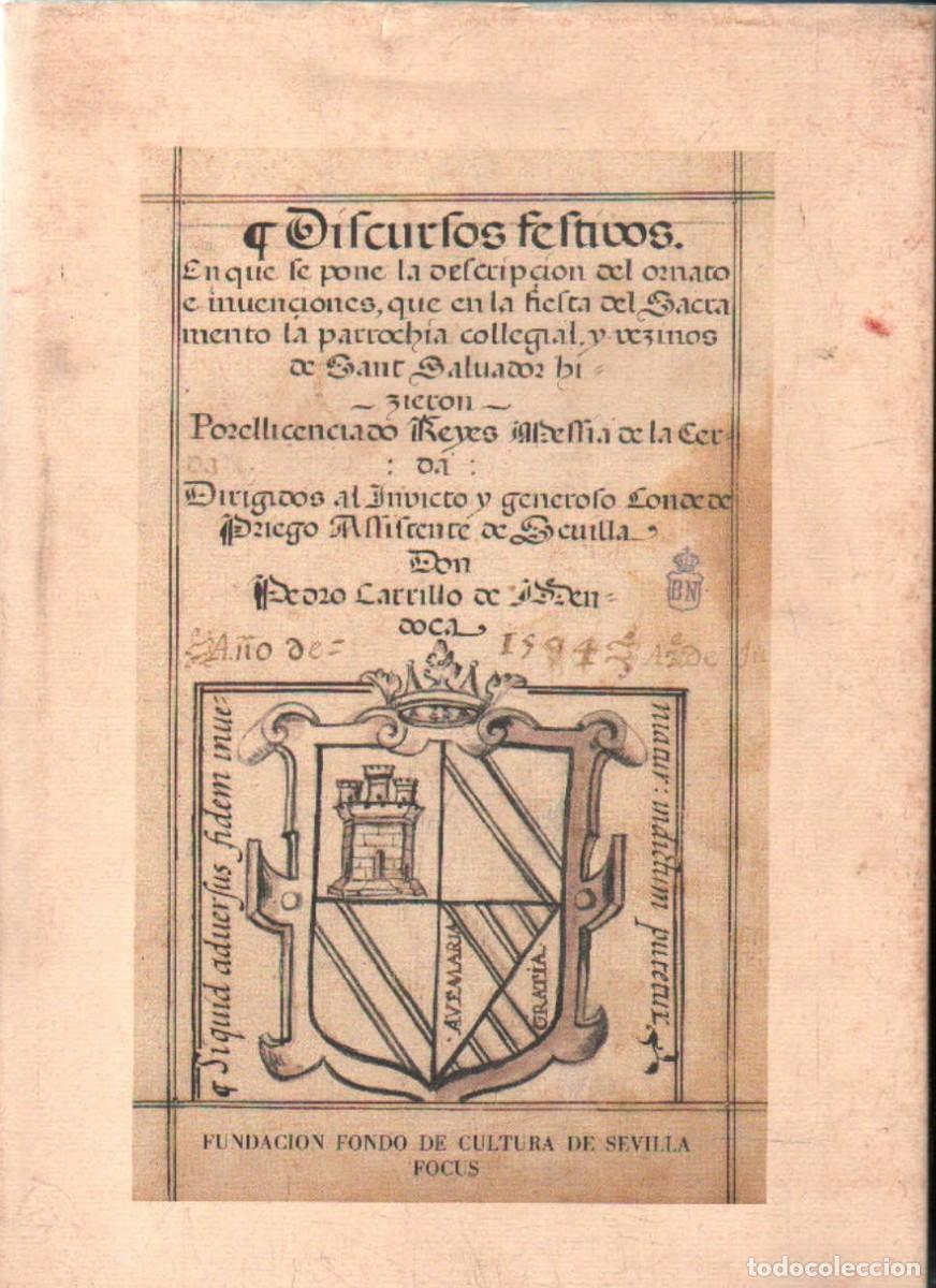 Libros de segunda mano: DISCURSOS FESTIVOS. MESSIA DE LA CERDA, REYES. A-FACSIMIL-358