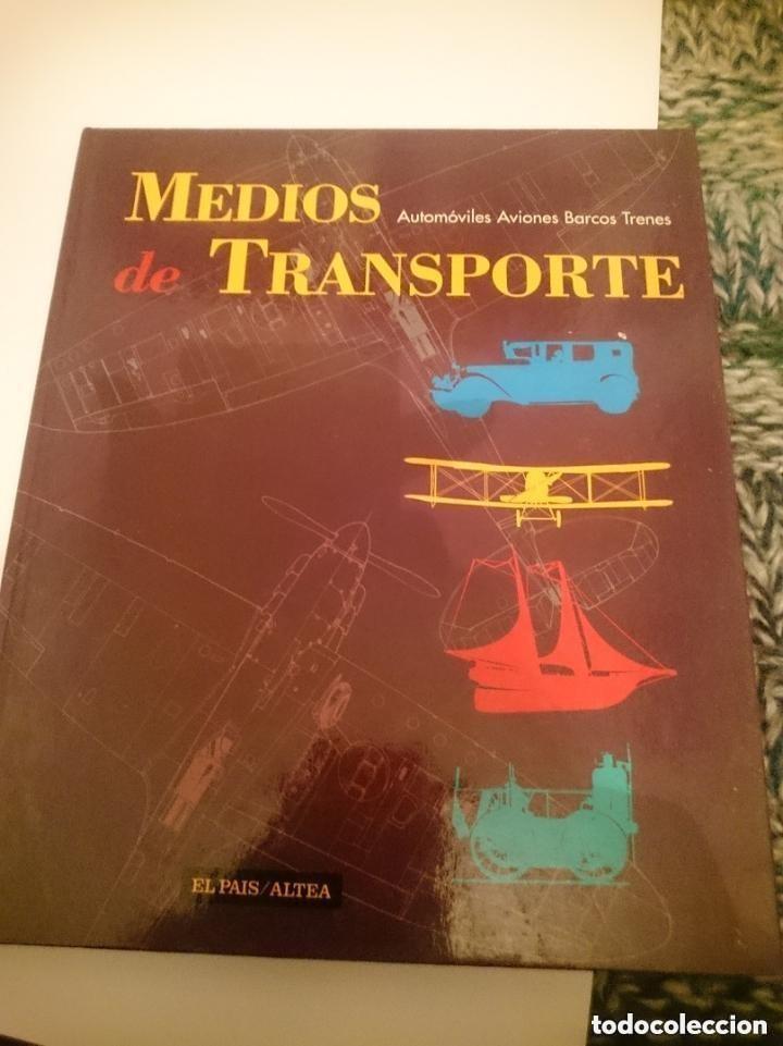 Libros de segunda mano: MEDIOS DE TRANSPORTE - AUTOMOVILES AVIONES BAROS TRENES -VER FOTOS